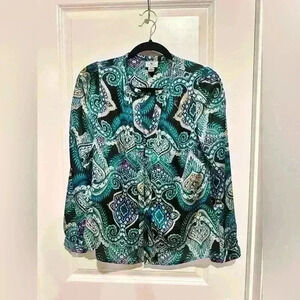 Worthington Teal/Blue Womens Size PM